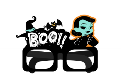 Halloween Paper Glasses HHW018